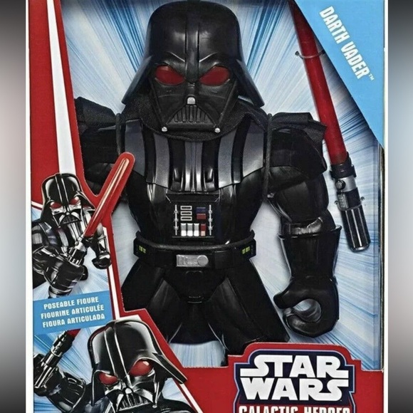 Star Wars Galactic Heroes Mega Mighties Darth Vader Toy - Picture 4 of 4